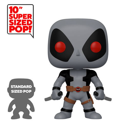 Figurine Funko Pop! N°543 - Deadpool - Deadpool Deux Epées 25 Cm Gris